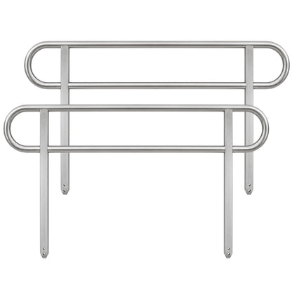 Kartrite 8ft Aluminium Wheelchair Ramp w/ Handrails 380kg Capacity 72cm Width