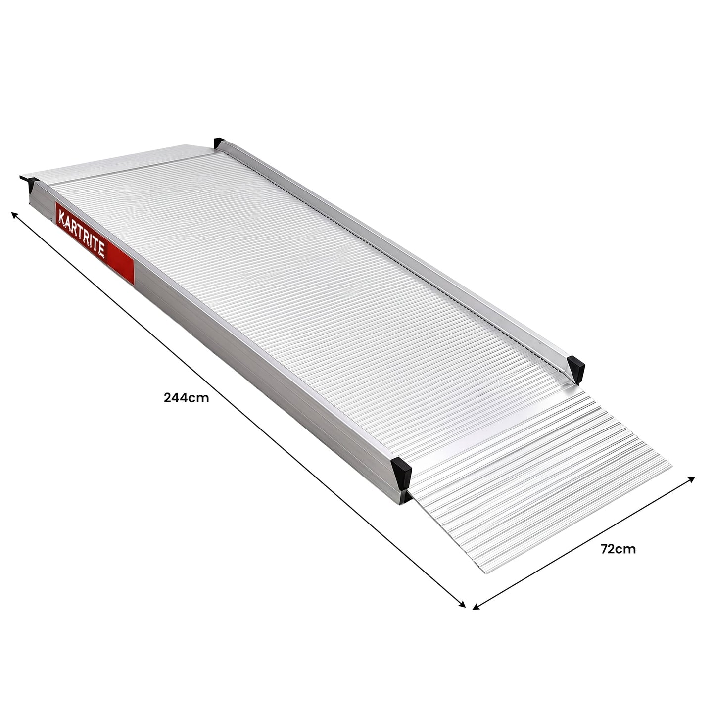Kartrite 8ft Aluminium Wheelchair Ramp 380kg Capacity 72cm Width