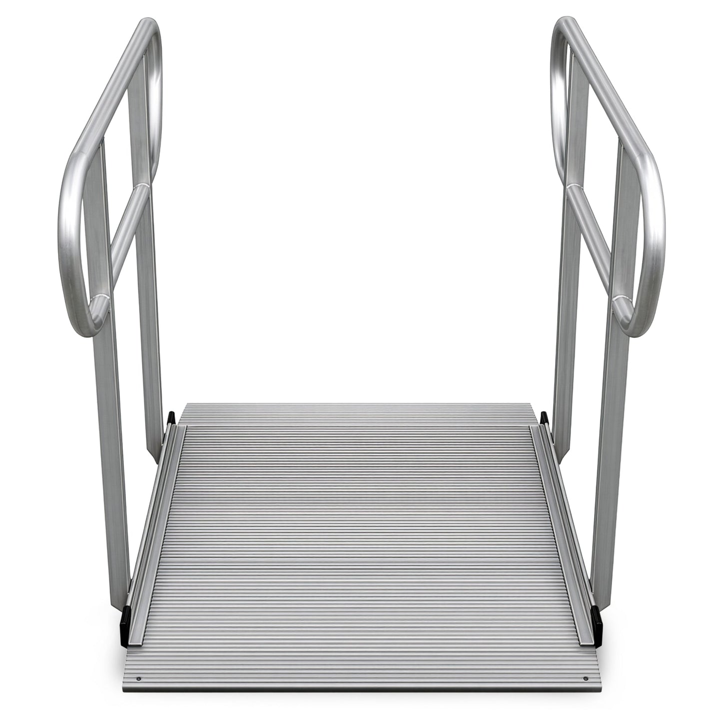Kartrite 8ft Aluminium Wheelchair Ramp w/ Handrails 380kg Capacity 93.5cm Width