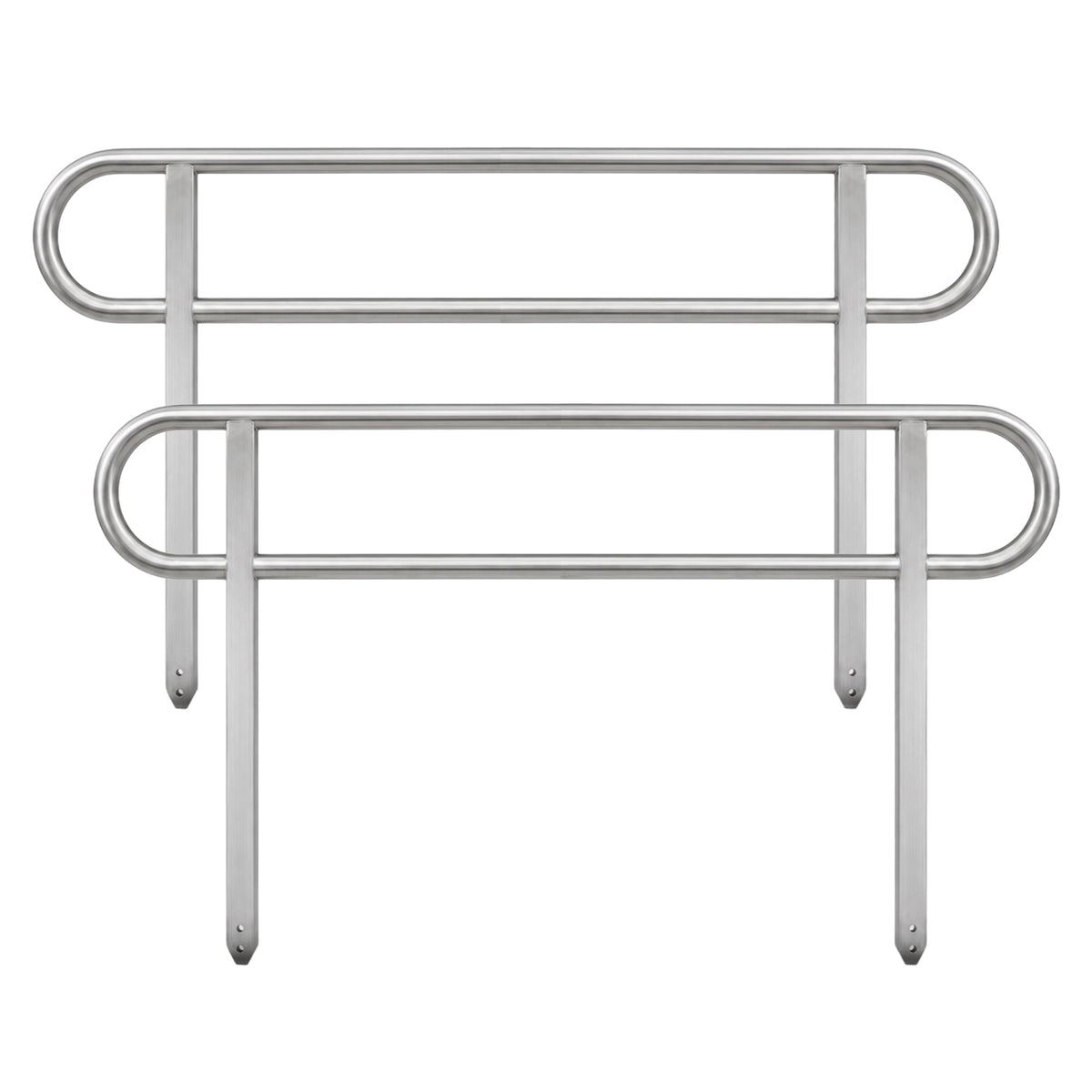 Kartrite Aluminium Safety Handrails for Kartrite 8ft Wheelchair Ramp