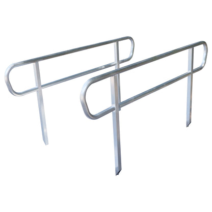 Kartrite Aluminium Safety Handrails for Kartrite 6ft Wheelchair Ramp