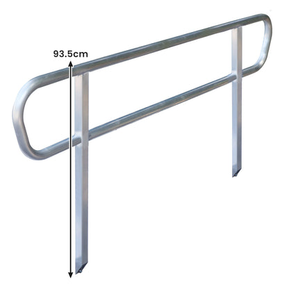 Kartrite Aluminium Safety Handrails for Kartrite 6ft Wheelchair Ramp