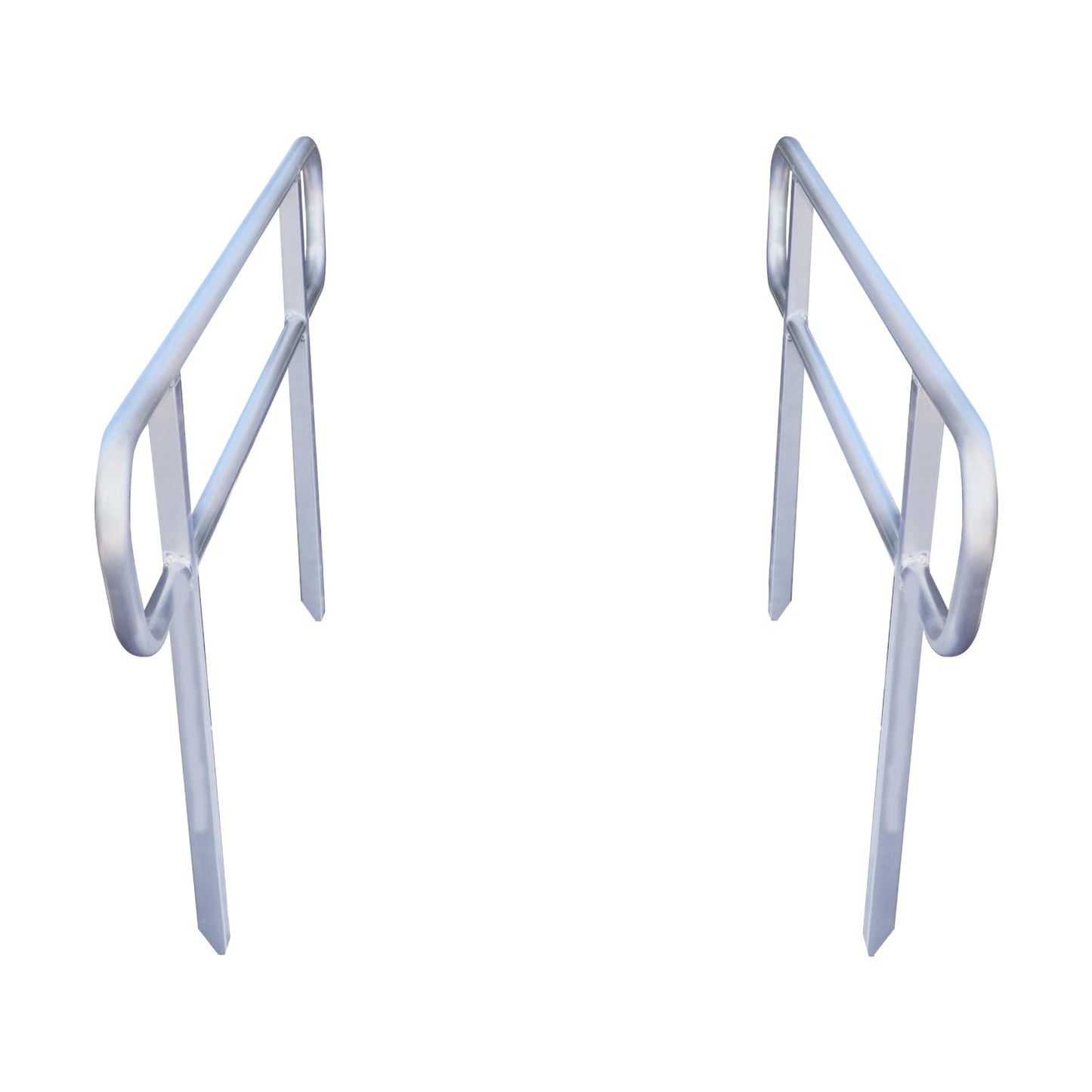 Kartrite Aluminium Safety Handrails for Kartrite 6ft Wheelchair Ramp