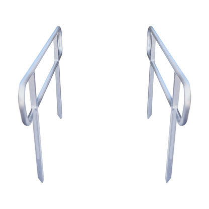 Kartrite Aluminium Safety Handrails for Kartrite 6ft Wheelchair Ramp