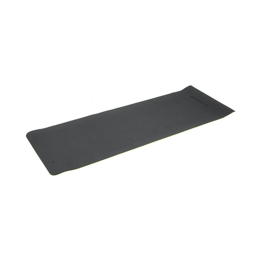 Powertrain 8mm Thick Yoga Exercise Mat Home Gym Pilates Fitness TPE - Black Green