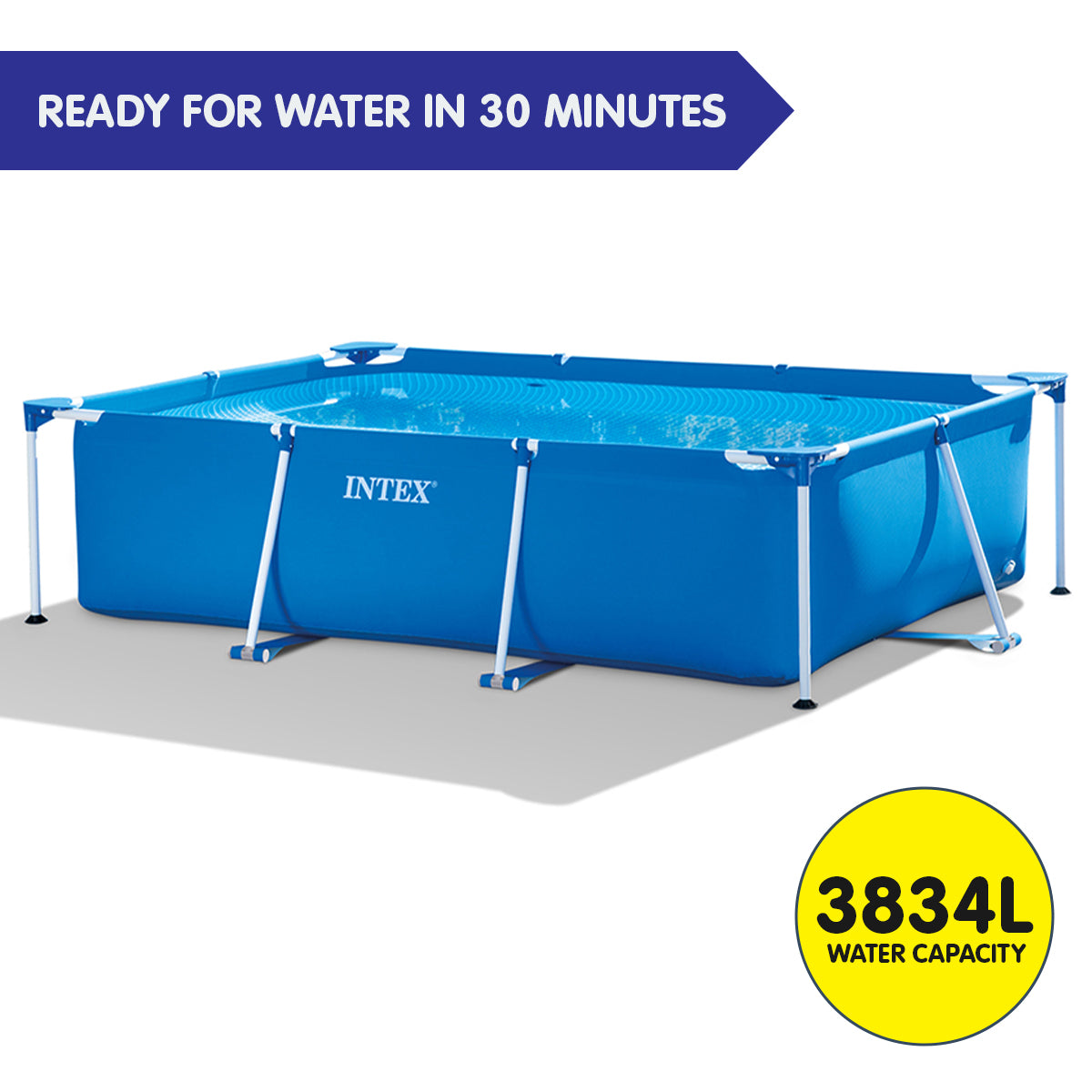 Intex 28272AU Above Ground Swimming Pool Rectangular 3m x 2m