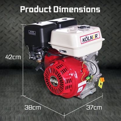 7HP Horizontal Key Shaft Q Type Petrol ENGINE - Recoil Start