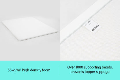 Laura Hill High Density Mattress foam Topper 5cm - Single