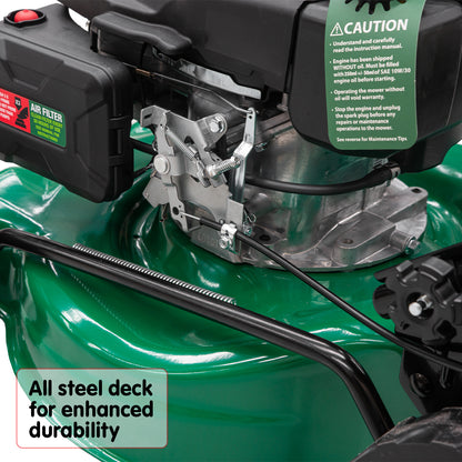 Xceed 161cc 4 Stroke 18” Petrol Lawn Mower 55L Catcher Refurbished