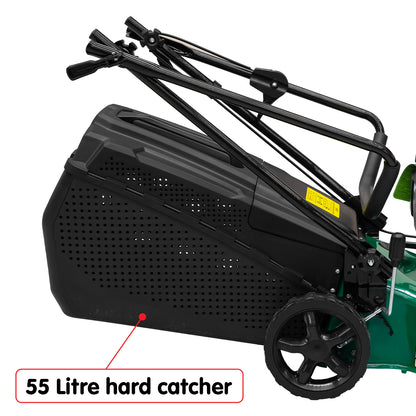 Xceed 161cc 4 Stroke 18” Petrol Lawn Mower 55L Catcher Refurbished