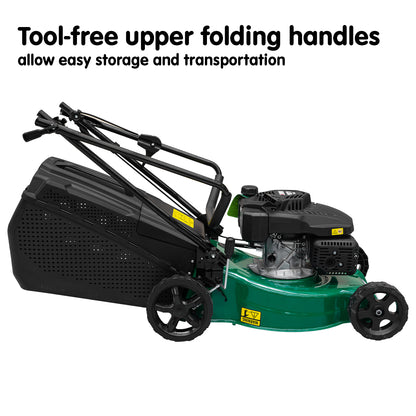 Xceed 161cc 4 Stroke 18” Petrol Lawn Mower 55L Catcher Refurbished