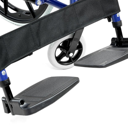 Orthonica Wheelchair Manual Mobility Aid-  Lincoln Blue
