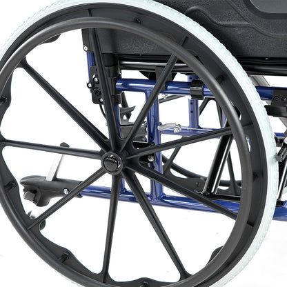 Orthonica Wheelchair Manual Mobility Aid-  Lincoln Blue