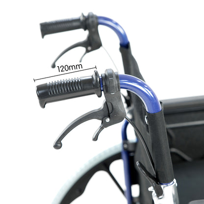 Orthonica Wheelchair Manual Mobility Aid-  Lincoln Blue