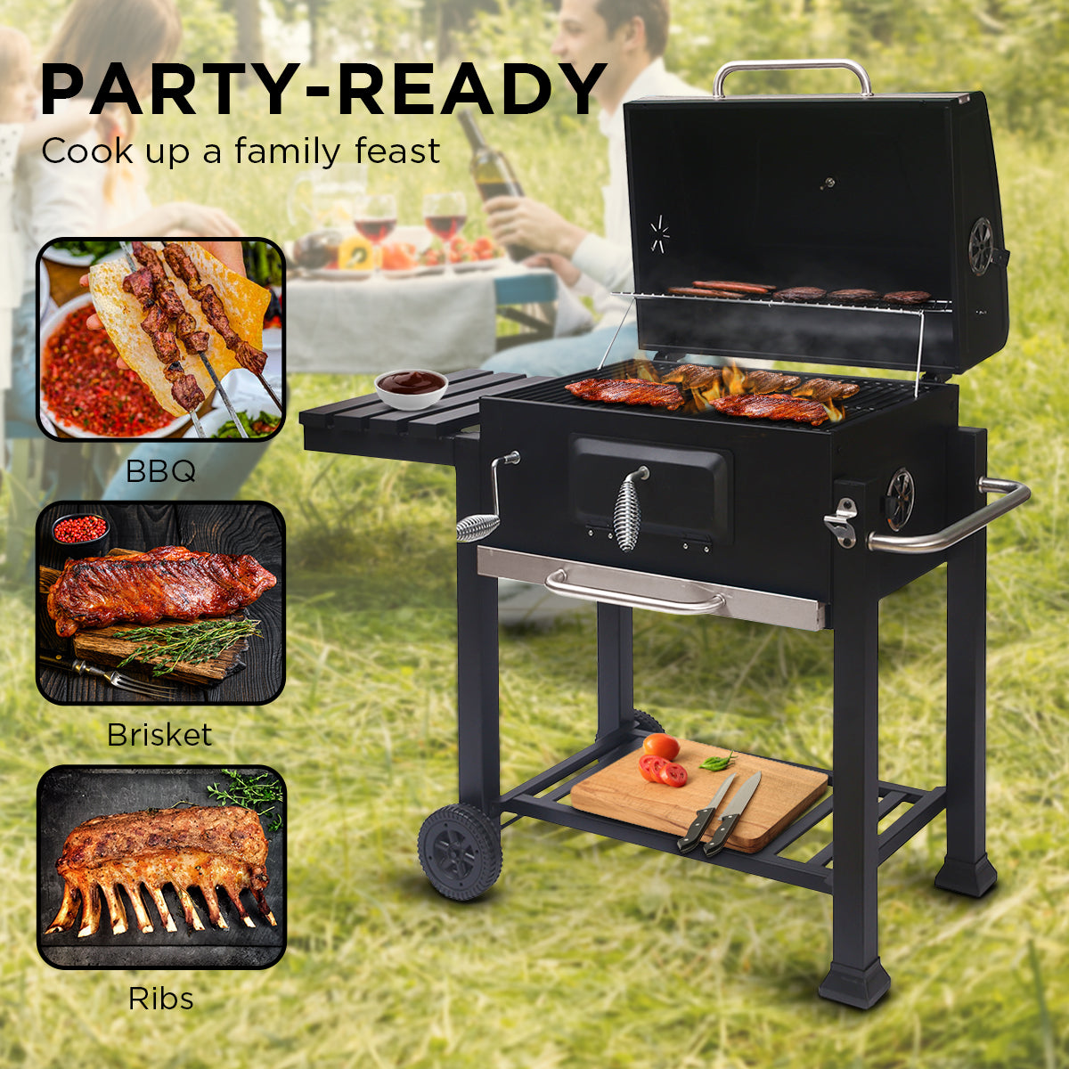 Wallaroo Square Outdoor Barbecue Grill BBQ