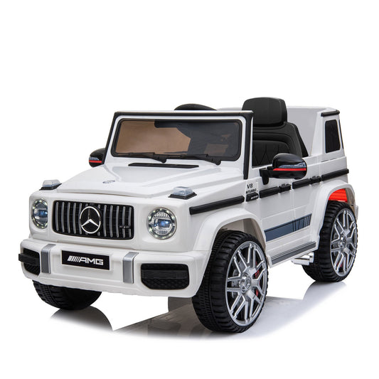 Mercedes Benz AMG G63 Licensed Kids Ride On Car Remote Control - White