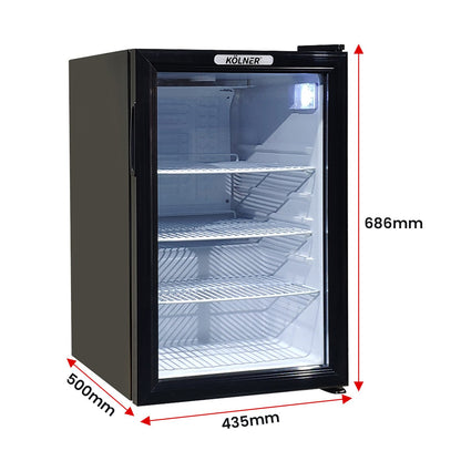 Kolner 70L Bar Fridge with Glass Door