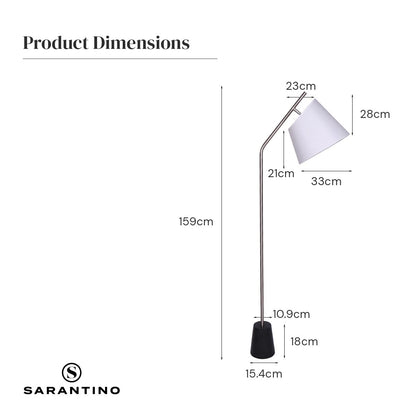 Sarantino Modern Arc Floor Lamp