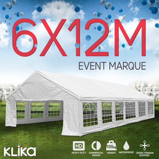 12m x 6m Wallaroo outdoor event marquee carport tent