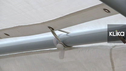 Wallaroo 6x6m Outdoor Event Marquee Gazebo Party Wedding Tent - White
