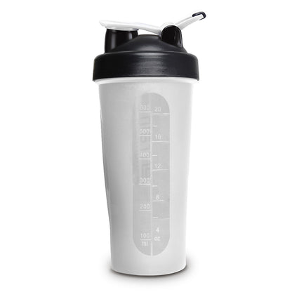Powertrain 700ml Protein Shaker Bottle Water Sports Drink White