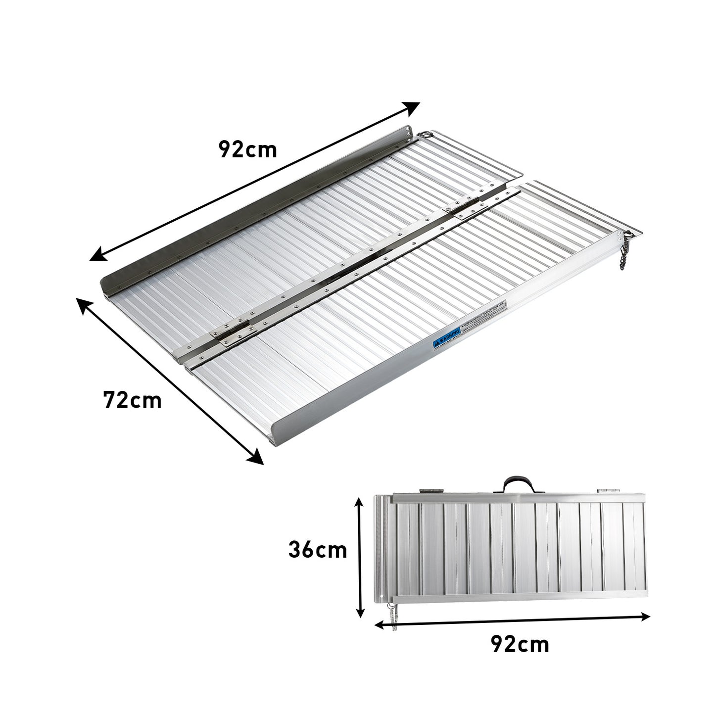 Aluminium Foldable Wheelchair Ramp R01 - 3ft