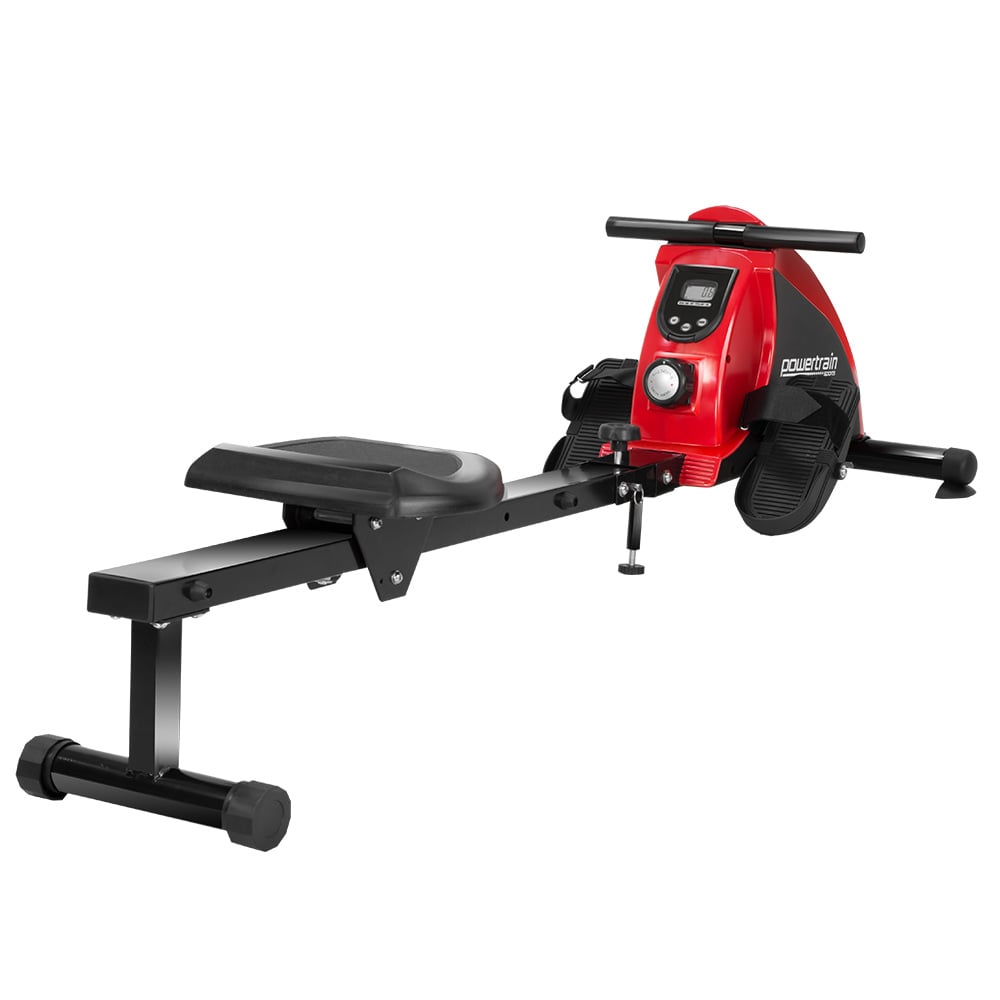 Powertrain Foldable Rowing Machine Magnetic Resistance RW-H02 - Red ...