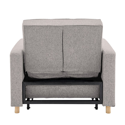 Suri 3-in-1 Convertible Sofa Chair Bed by Sarantino - Khaki