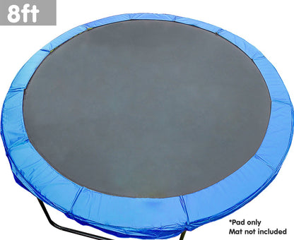 8ft Trampoline Replacement Safety Spring Pad Round Cover