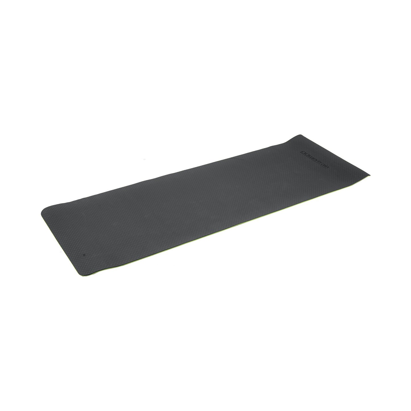 Powertrain Eco-Friendly TPE Pilates Exercise Yoga Mat 8mm  Black Green